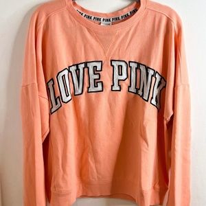 PINK Victoria's Secret Peach Sweatshirt